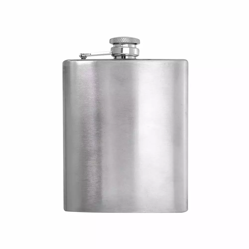Hipflask RVS Drinkfles - 207 ml, Zilver