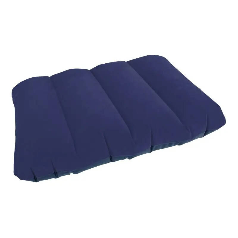 Milestone Blue Inflatable Pillow Flocked 26X53cm