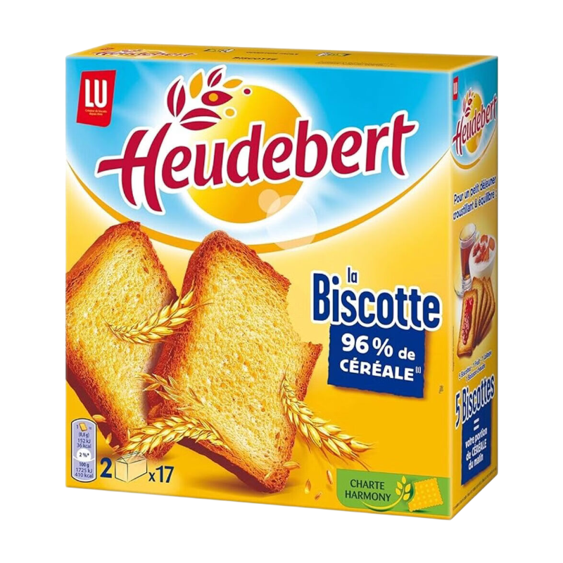 Lu heudebert biscottes 96% de céréales