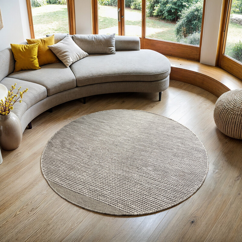 My Flair Teppich “Suzan” Rund Creme 100 X 100 Cm