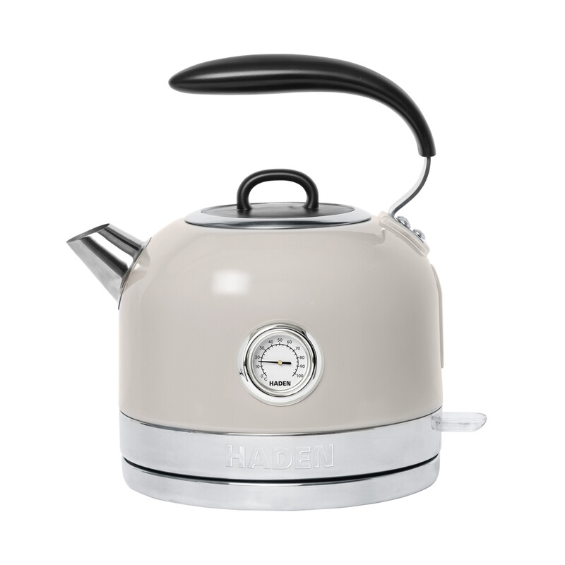 Jersey Retro Kettle, 1.5 L, Coated Stainless Steel, Putty Beige - 188830