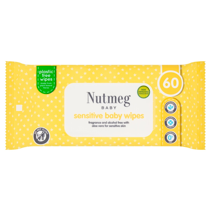 Sensitive Baby Wipes 60 Wipes per Pack