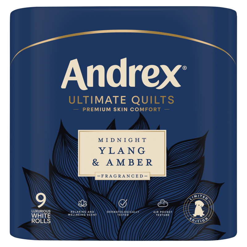 Ultimate Quilts Midnight Ylang Toilet Tissue 9 Rolls