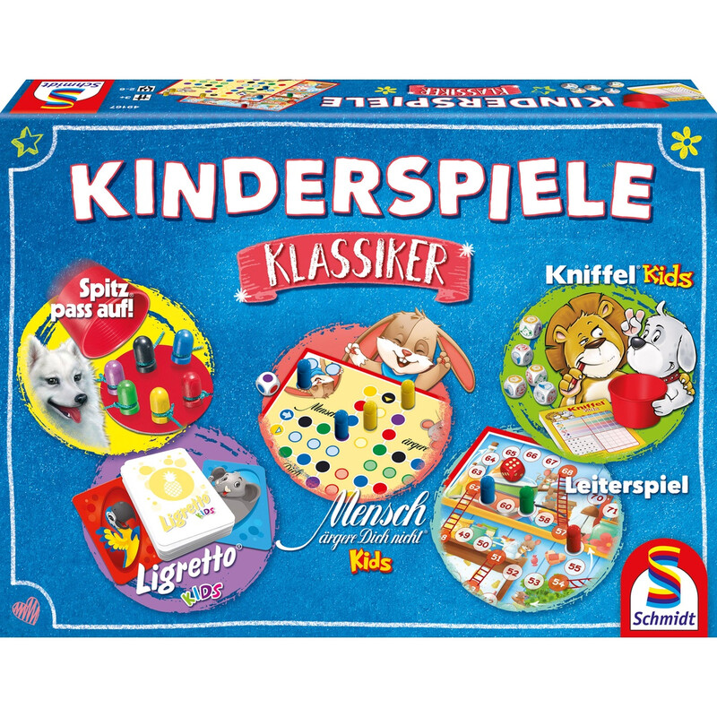 Schmidt® Spiele 49189 Familienspiele Kinderspiele Klassiker ab 3 Jahre