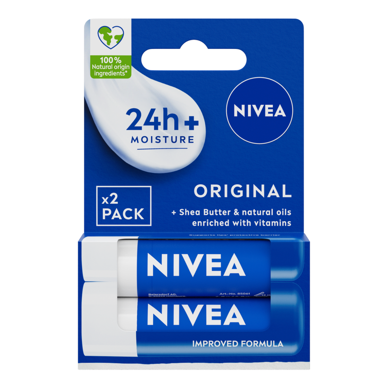 Lip Care Twin Pack Essential 2x4.8g
