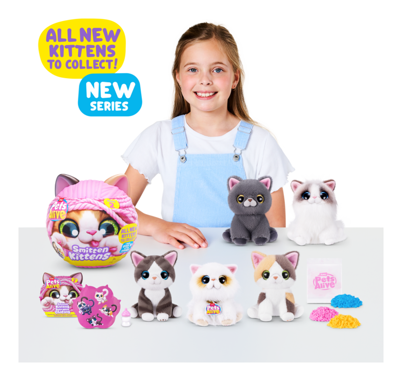 Pets Alive Smitten Kittens Series 2 Interactive Plush