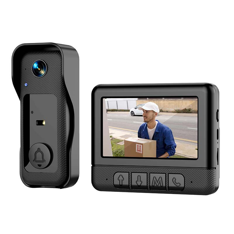 X6 Smart Doorbell – Compact Aluminum Alloy Video Doorbell, Real-Time View, Long Batte