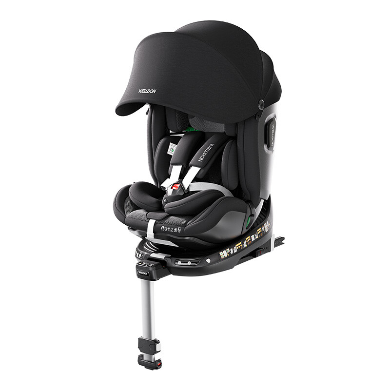 WELLDON Smart Rotate 2 Pro Ebony WELLDON 0-7 years i-Size Smart Safety Seat Smart Rotate Pro Ebony Black