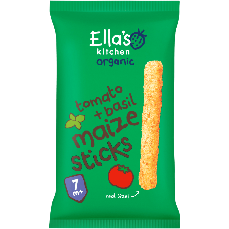 Ella's Kitchen Organic Tomato Basil. Maize Stic 16 g