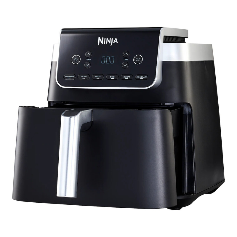 Ninja AF180EU Heißluftfritteuse Air Fryer mit 2000 W Leistung und großem 6,2 Liter Fassungsvermögen für knusprige Ergebnisse.