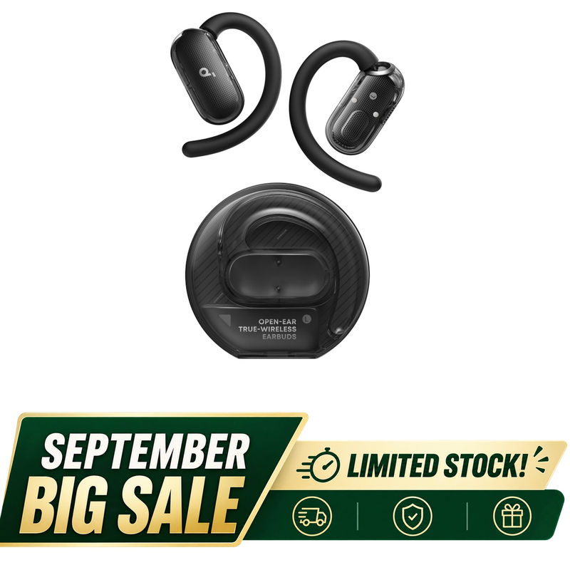 Soundcore V40i Bluetooth-Kopfhörer in Schwarz - Kabelloser Hi-Fi Sound mit langer Akkulaufzeit und Tragekomfort