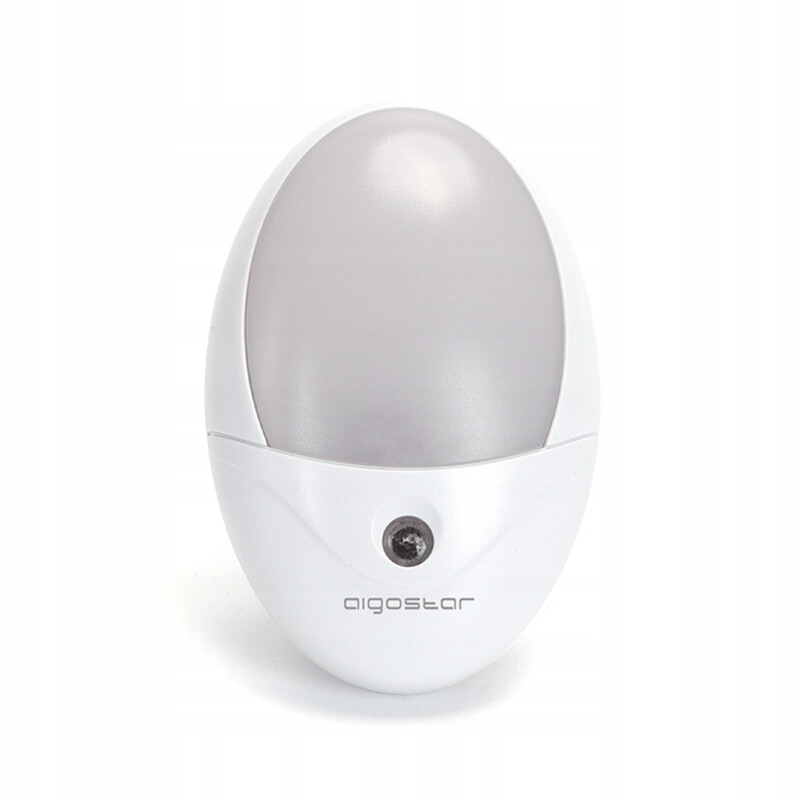 Aigostar LED Nachtlicht mit Dämmerungssensor 1W 20lm 3000K Warmweiß Steckdosen-Orientierungslicht