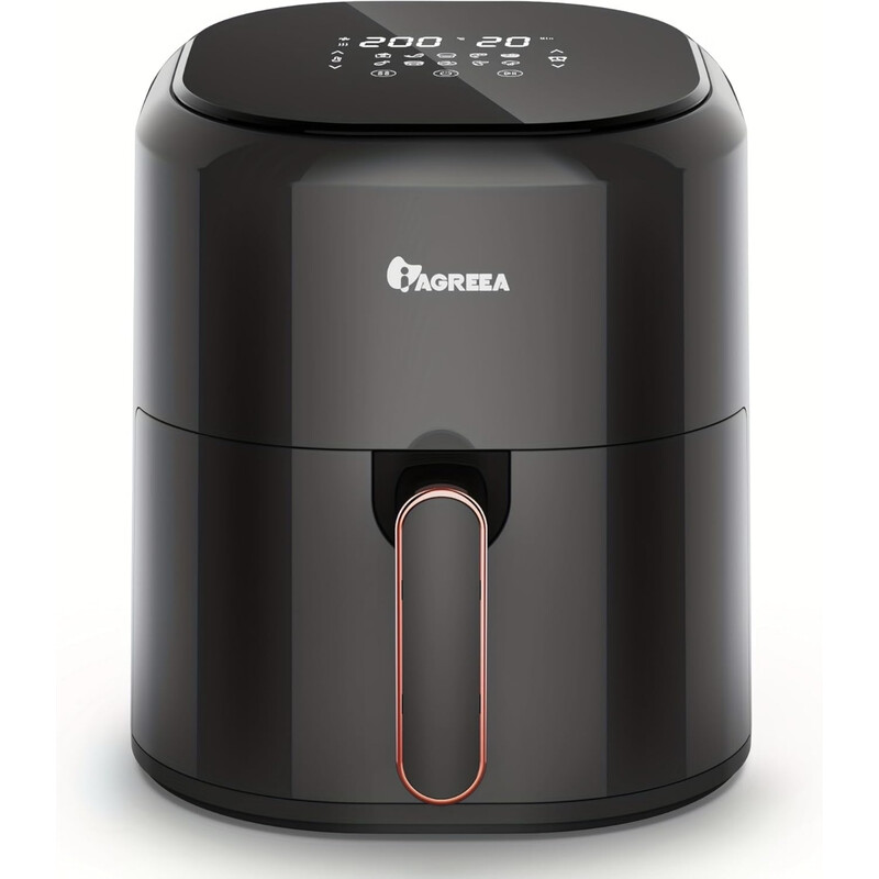 Smart Air Fryer - 4.7L, Grey, 10 Functions, Low Fat Roast