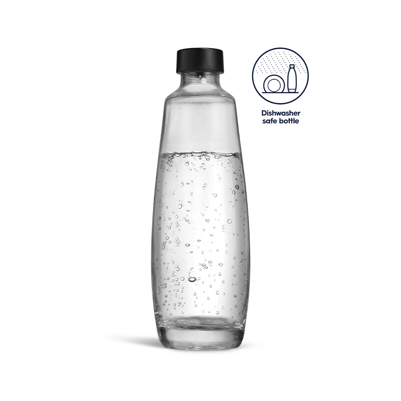 SodaStream 1 L enkel glas (DUO) - 1 L - herbruikbaar - compatibel met SodaStream DUO