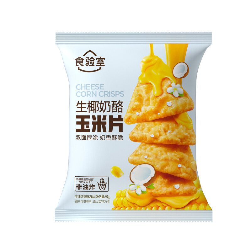 Shiyanshi maïschips kokos en kaas 30 g