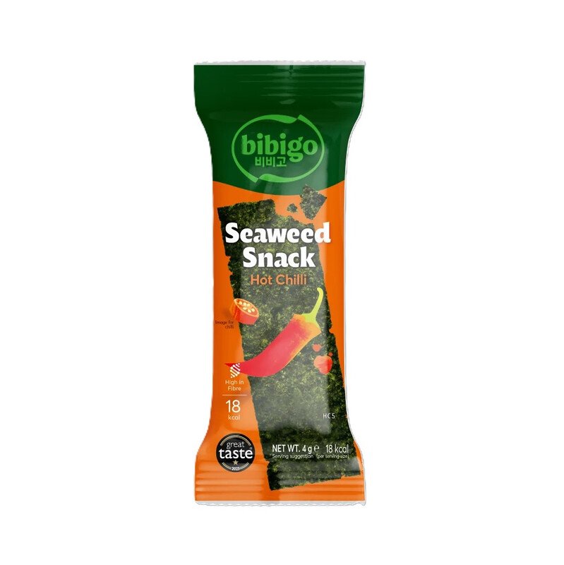 Bibigo Cj Seaweed Snack Hotchili 4G