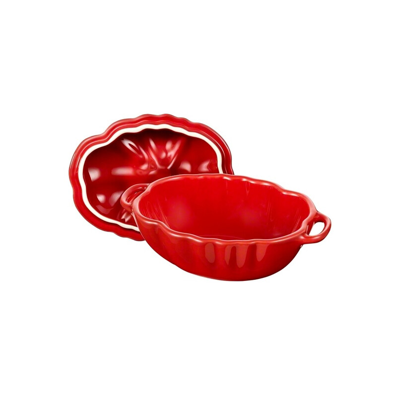 Staub Ceramique Cocotte, 16 cm | Kirsch-Rot | Tomate | Keramik