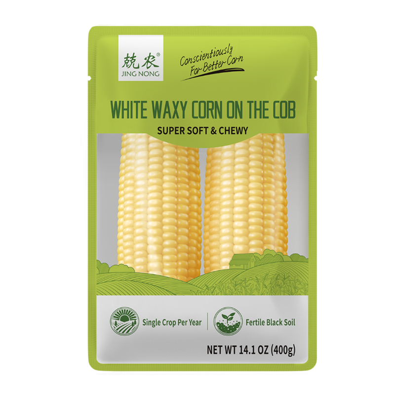 JINGNONG White Waxy Corn on the Cob 400G