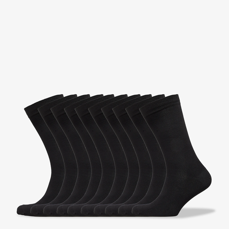 Resteröds Bambussocken 10er-Pack Schwarz 40-45