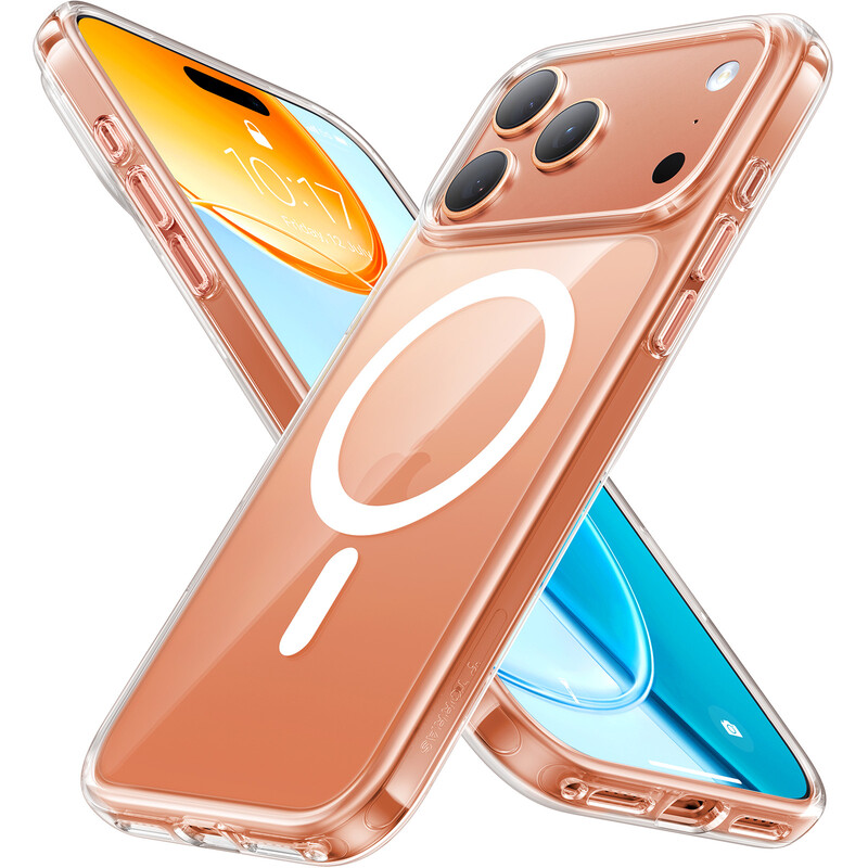 TORRAS Guardian-magnetische serie telefoonhoesje voor iPhone 17 Pro Max - transparant