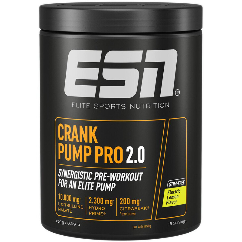 ESN Crank Pump Pro 2.0, Electric Lemon, 450 g | Pre Workout Booster - made in Germany - Bild 4