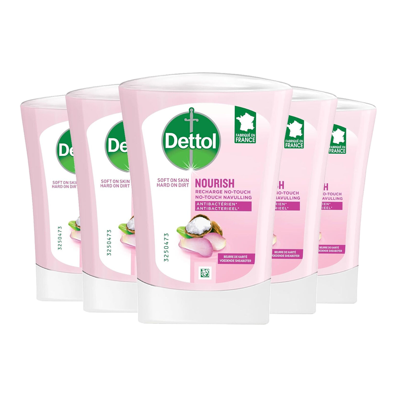 Dettol - Navulling No Touch Handzeep - Gallambo 5 x 250 ml Voordeelverpakking