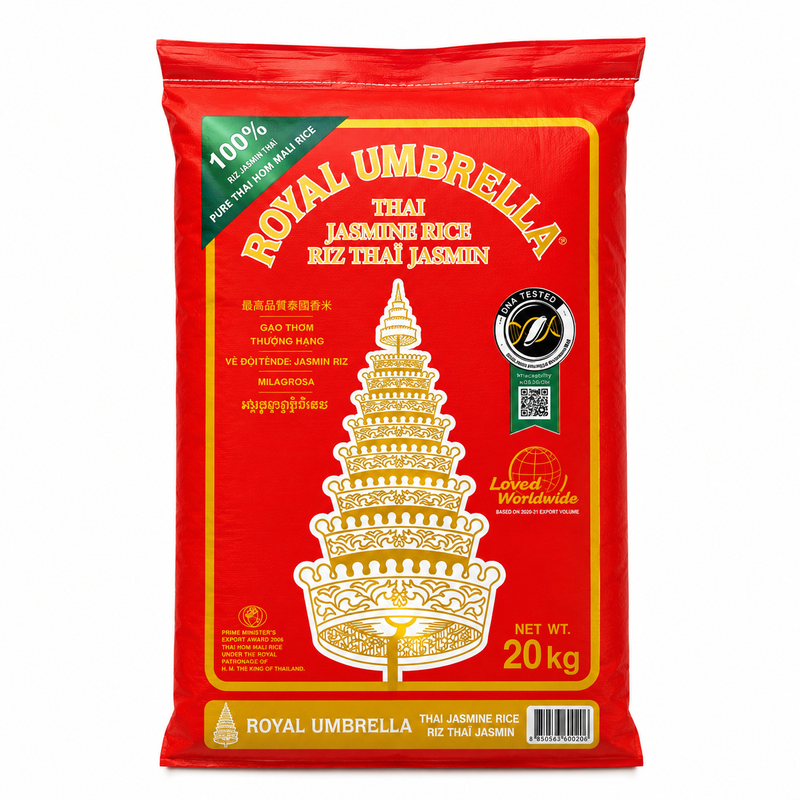 ROYAL UMBRELLA Thaise Hom Mali Jasmijnrijst 20 kg
