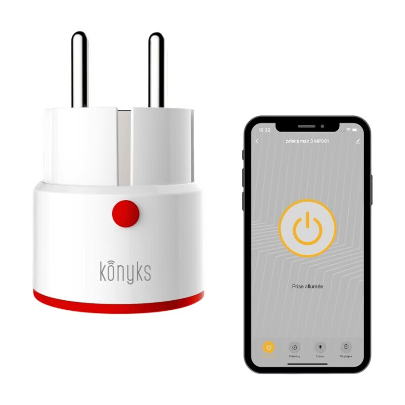 Accessoires maison connectée Konyks Prise electrique Wi fi + BT connecte 2022 WH - vue 5