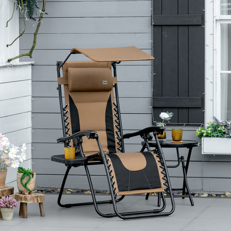 Outsunny Zero Gravity Lounger Chair