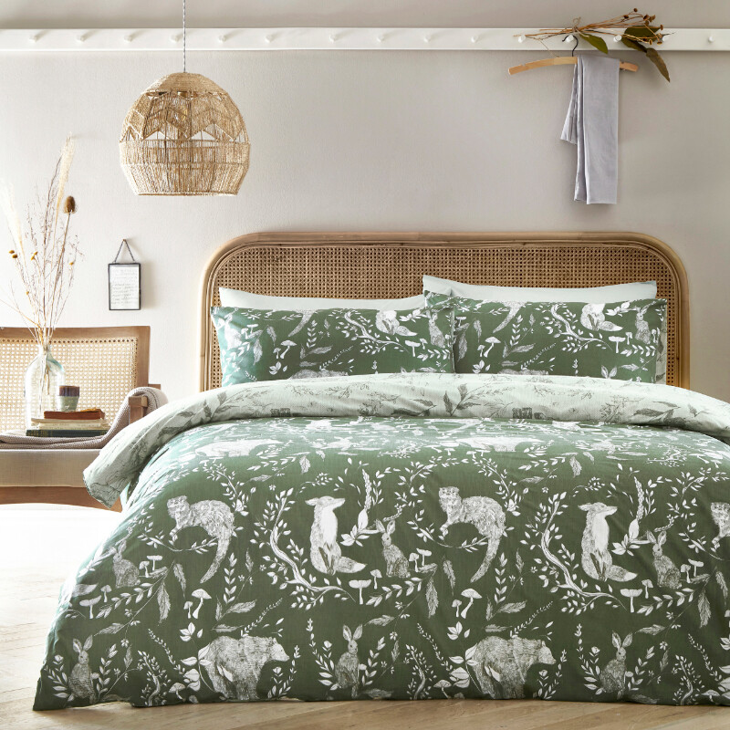 Duvet Cover Set Buckthorn Green King