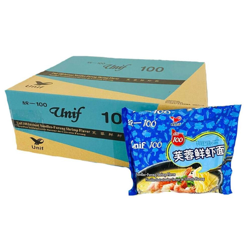 Uni-President geurige garnalennoedels 103 g (24 pakjes)