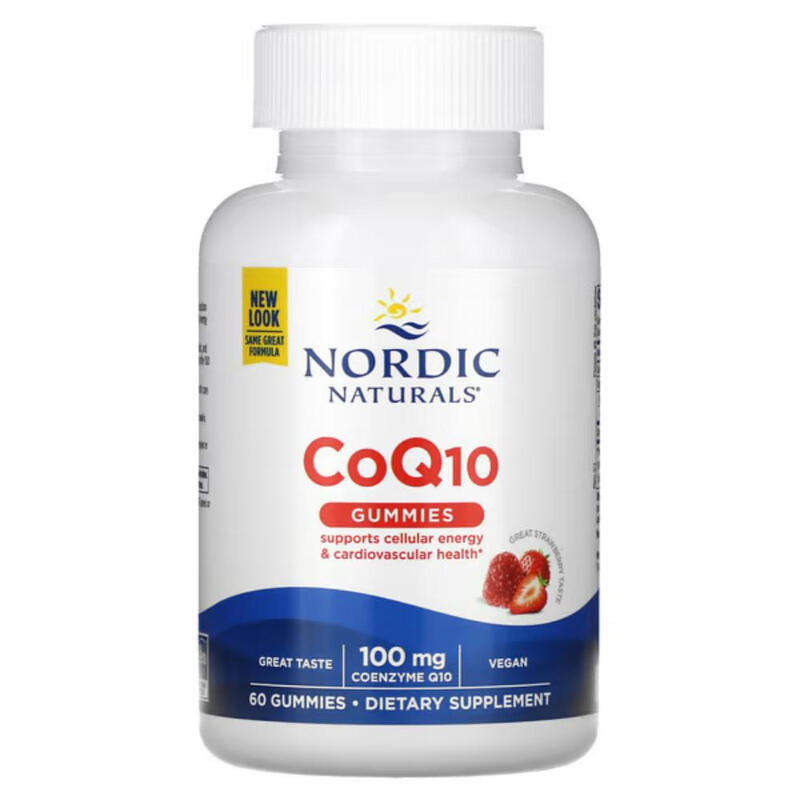 Coenzyme Q10 Heart Energy 100 mg Strawberry - 60 Gummies