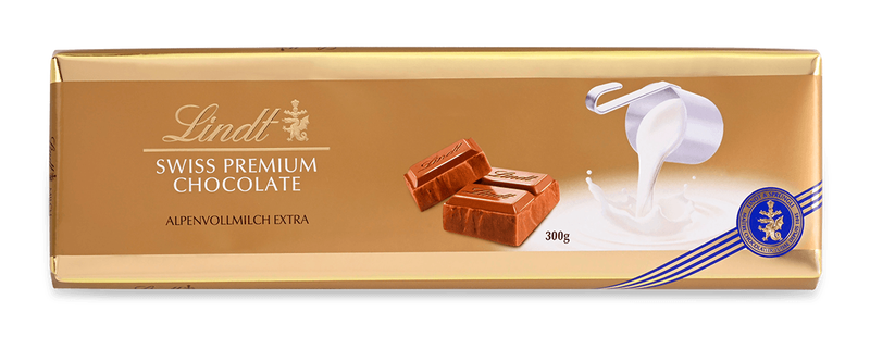 Lindt Extra Cremige Vollmilch Schokolade Tafel 300g