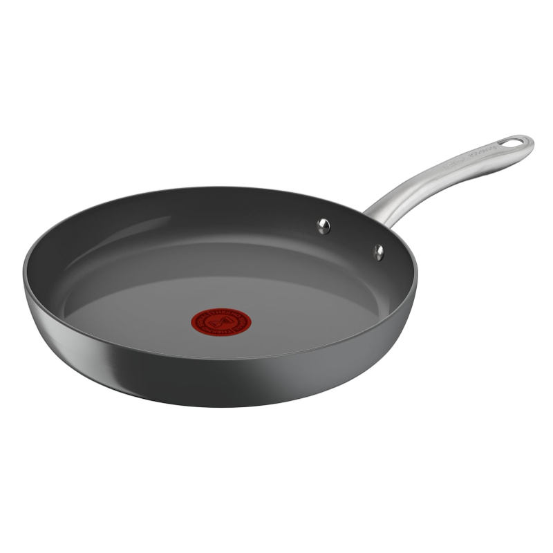 Tefal Renew On Bratpfanne, 30 cm, Keramik Antihaftbeschichtung, induktionsgeeignet, Eco-Design, Grau