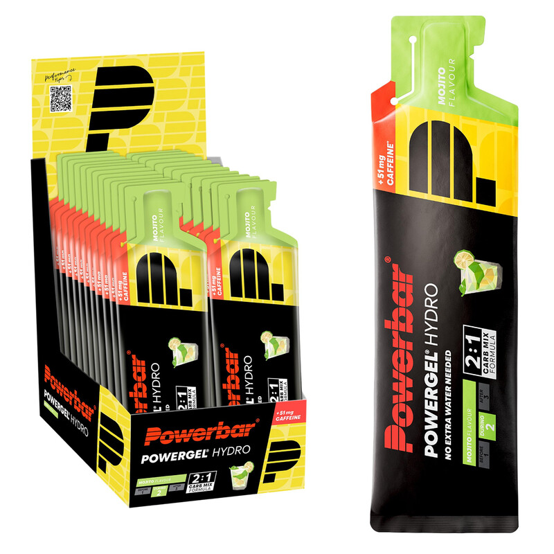 POWERBAR PowerGel Hydro Mojito (mit Koffein) 24x Gels