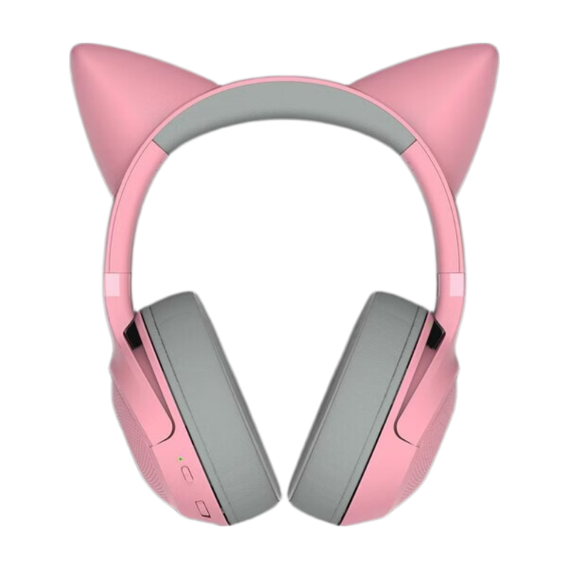 Razer Kraken Kitty V2 X - Casque gaming - Version oreilles de chat - Rose quartz