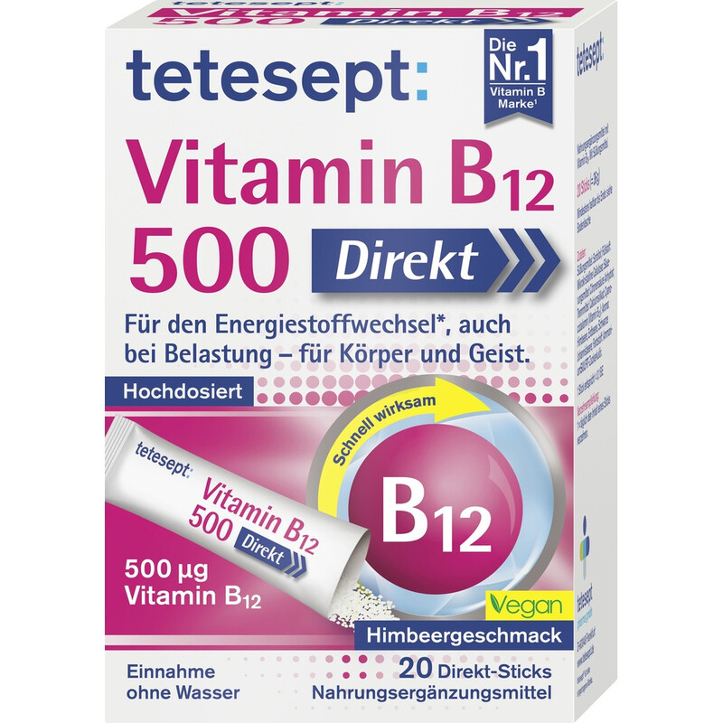 tetesept: Vitamin B12 500 Direkt