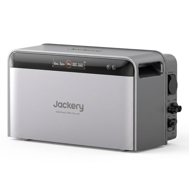 [Lieferung am nächsten Tag] Jackery SolarVault 3 Pro Max AC-Solar-Speicher, AC-kopplung, 2500 W, 2,52–15,12 kWh erweiterbar, für bestehende PV-Systeme und Mikroinverter, speichert überschüssige Elektrizität, Plug & Play