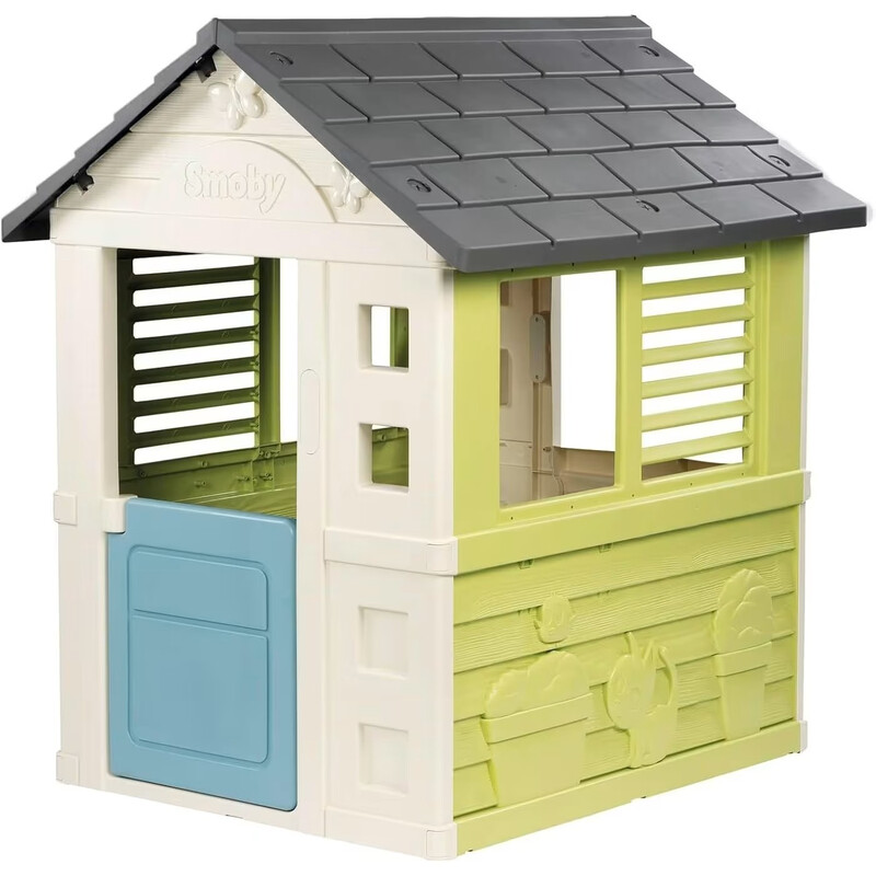 Smoby Life Jolie Maison Design Moderne Portillon Fenêtres avec Persiennes Matière Recyclée Dès - vue 5