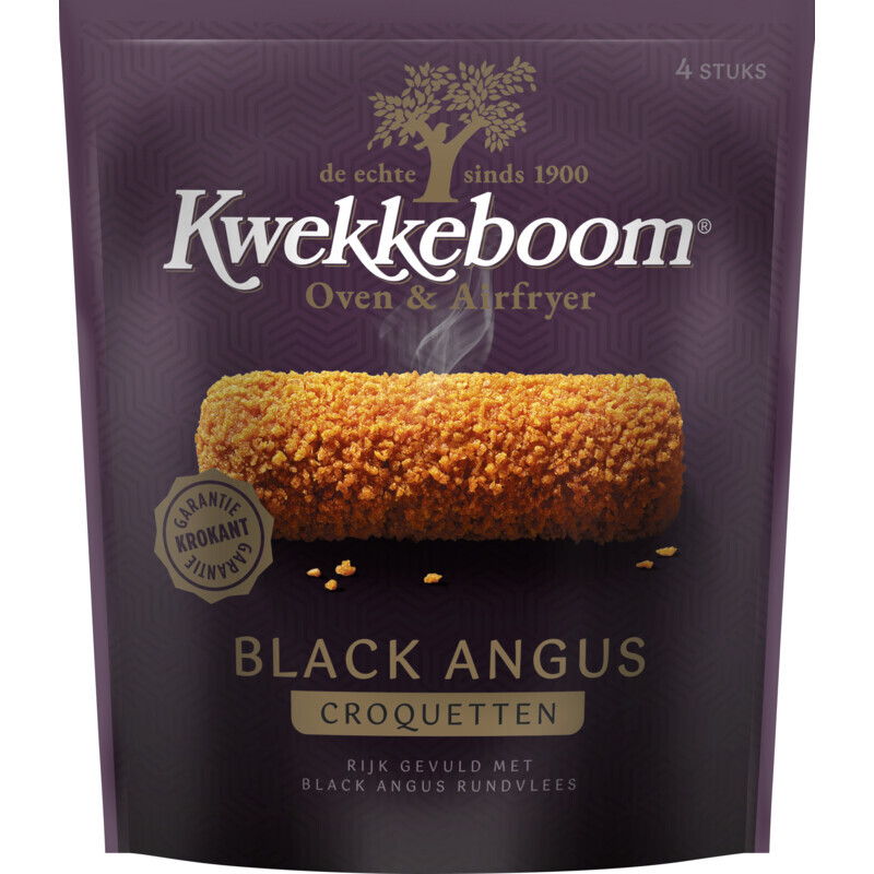 Kwekkeboom O&A Black Angus Kroketten - 4 pcs