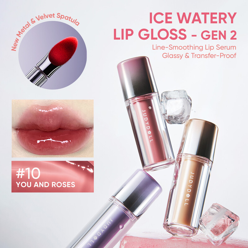 Judydoll Dual Flash Watery Lip Gloss 10