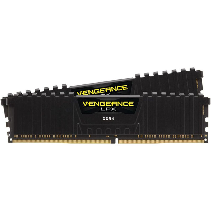 CORSAIR VENGEANCE LPX 16GB (2x8GB) DDR4 3200 (PC4-25600) C16 1.35V Desktop Memory - Black