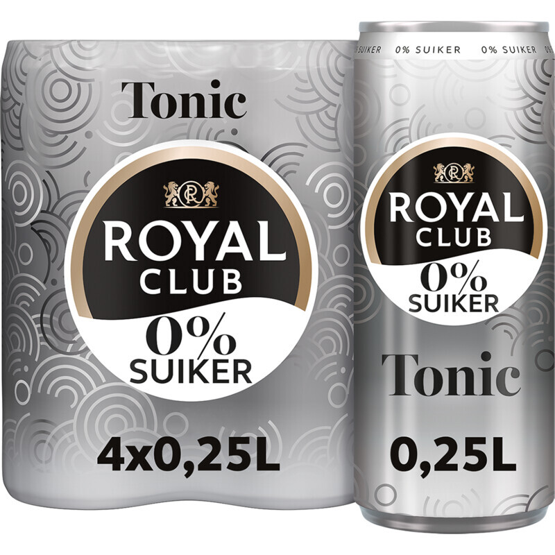 Royal Club Tonic Water - 4 x 250 ml
