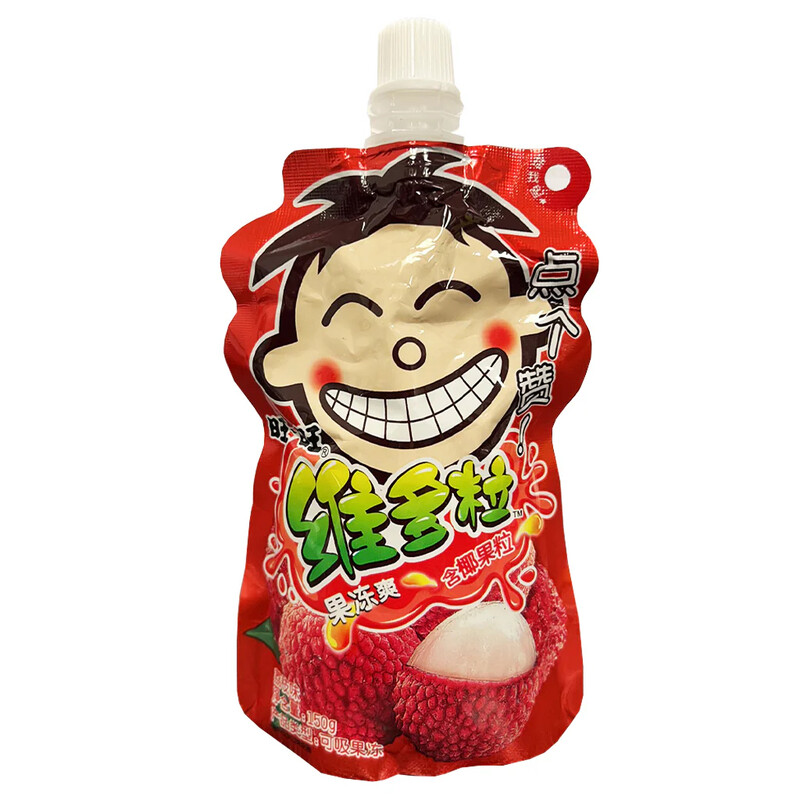 Want Want 【Refreshing】Want Want Vittorio Jelly Drink Lychee Flavor 150G