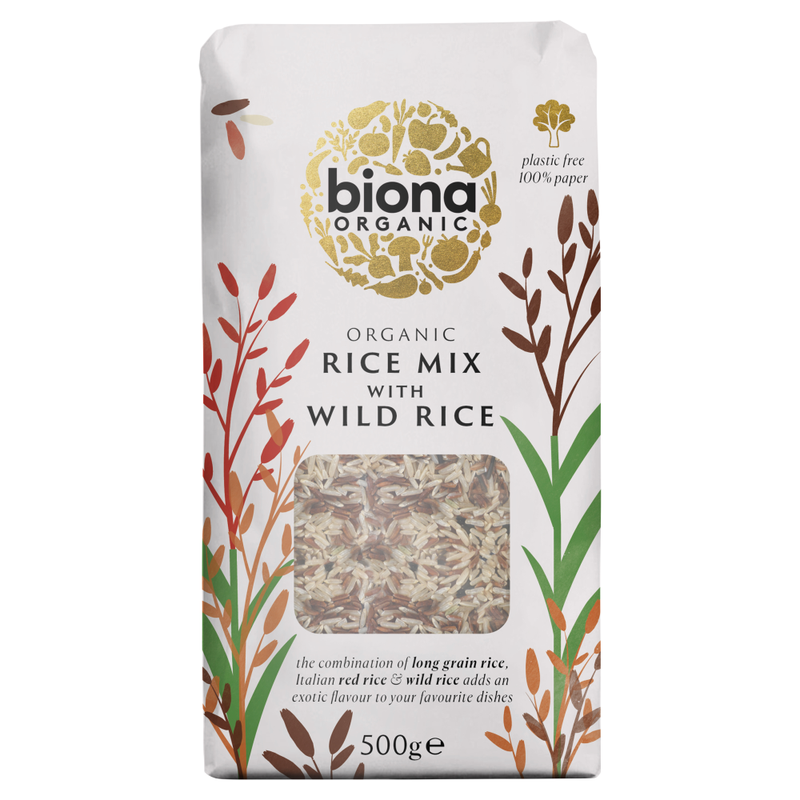 Biona Organic Wild Rice Mix 500G Pack of 6 - Image 4