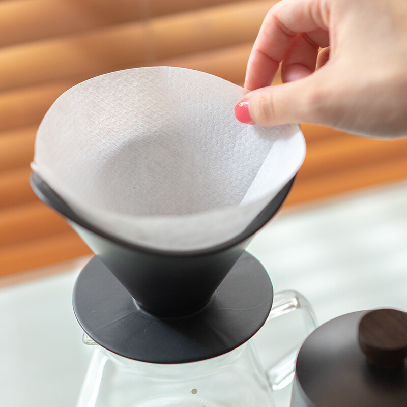 MAVO Pour Over Kaffee-Tropfer Keramik-Filterbecher Home-Kaffee-Zubehör kompatibel mit V01 V02 Filterpapier