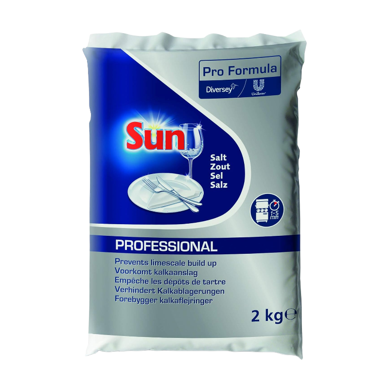 SUN Professional Sel régénérant pour lave vaisselle anticalcaire 2 kg