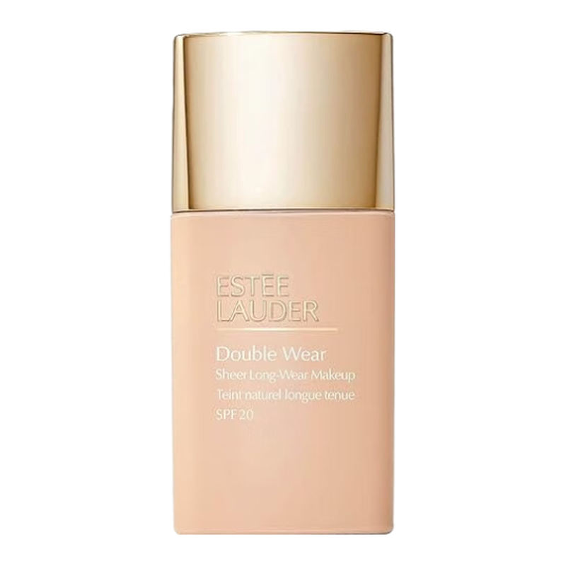 Estée Lauder Double Wear Sheer Long-Wear Makeup SPF 20 30 ml – 2N1 Desert Beige Nr. 12, ölfreie leichte Foundation mit 12 Stunden Halt