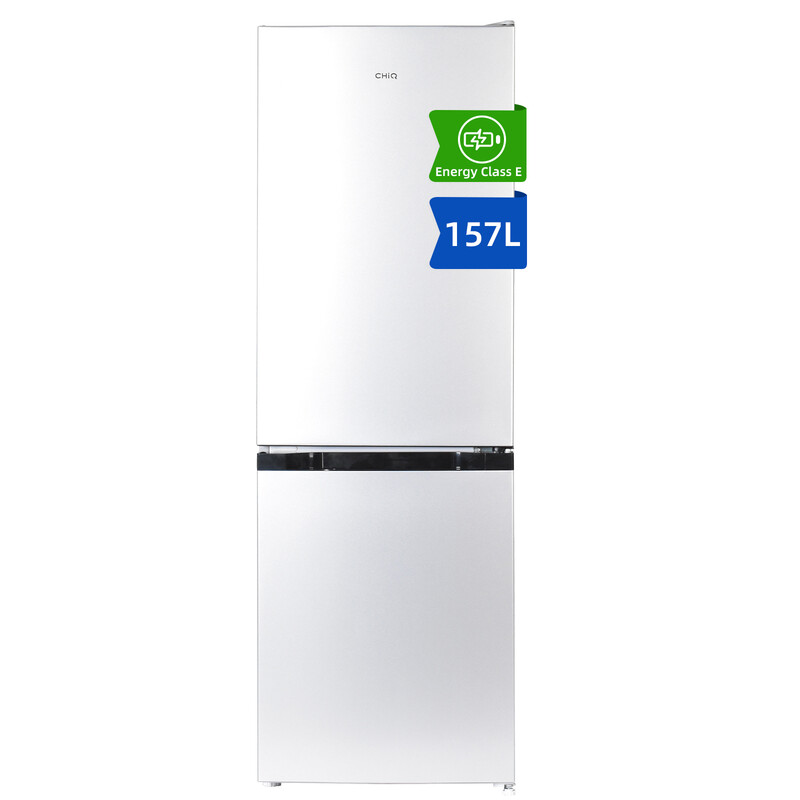 CHiQ JKR157LSE 47cm Wide 144cm Tall 47cm Freestanding Fridge Freezer - Low Frost - 157L - Silver - E Rated