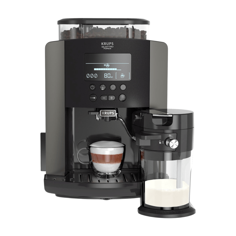 Krups Essential EA819E automatische koffiemachine met cappuccino Quattro Force